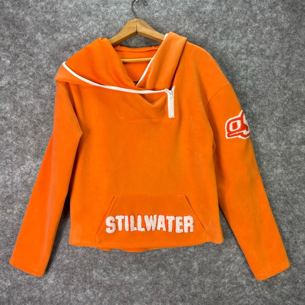 Oklahoma State Cowboys Hoodie Womens Medium Orange NCAA Football Pistol Pete